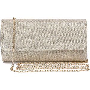 Women's Glitter Party Wedding Evening Handbag with Chain